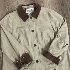 LL‎ Bean Flannel Lined Plaid Jacket